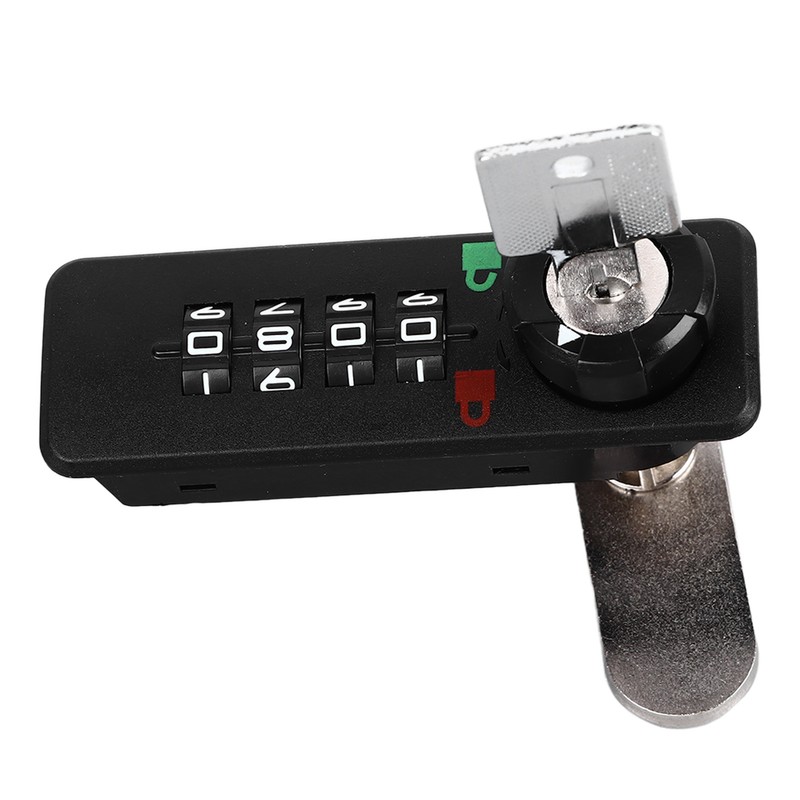 4 Digit Mechanical Dial Combination Lock Password Safety Drawer Shoe