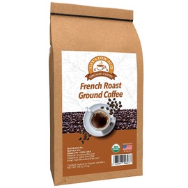 Alex's Low Acid Organic Coffee 5lb Bag - Fresh Ground French Roast