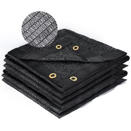 Kesfitt Garden 50% Shade Cloth, Resistant Sun Shade Net 20x48FT Mesh Tarp with HDPE Material and Reinforced Grommets Shade Trap for Greenhouse, Plant, Pergola, and Backyard Patio Sunshade