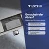 VILSTEIN Siphon with Odour Stop for Many Shower Channels with