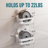 TAILI Shower Caddy Suction Cup 2 Pack, Shower Organizer Removable