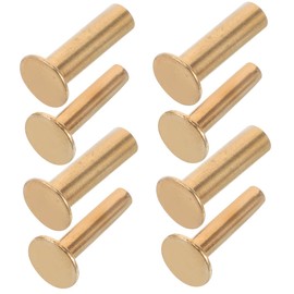 MAGICLULU Set of 4 Copper Rivets Grip Rivets Set for Making Metal Fixings for Wooden Handles Restoration Tool