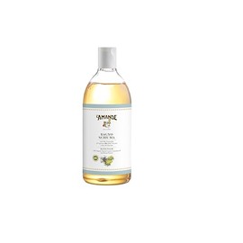 L'AMANDE - Shower Gel for Men and Women with Organic Cypress Essential Oil from Tuscany, Shower Gel Cleansing and Moisturising for the Body - Gentle and Natural Bubble Bath with