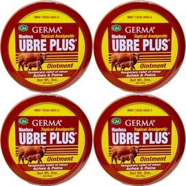 Germa Manteca Ubre Plus Ointment 3 oz. Lata 4-PACK