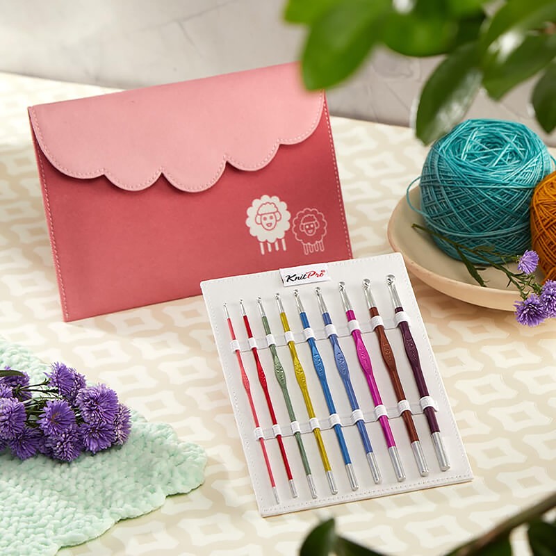 KnitPro Zing Single Sided Crochet Hooks Set 2.00, 2.50, 3.00,