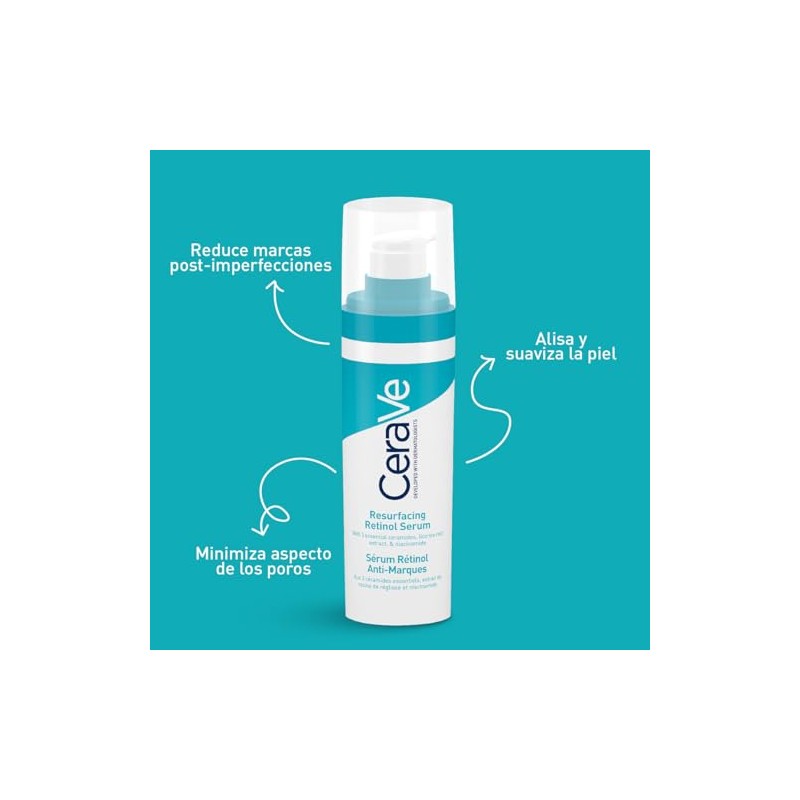 Cerave Serum Retinol Anti-Marcas Para Piel Grasa o Acne, 30ml