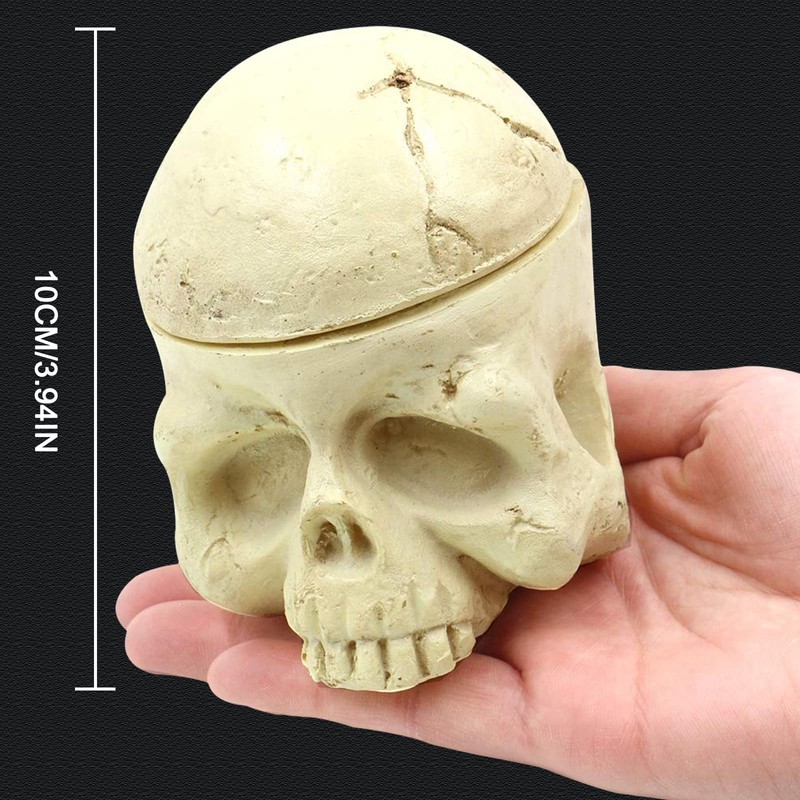 Rayyl Tattoo Ink Cup Holder with 100 Ink Caps, Skull