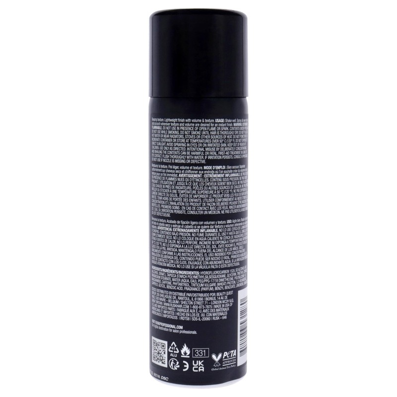 RUSK BODY + TEXTURE Dry Texture Spray. 8 Oz