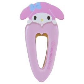 Kamio Japan 045285 My Melody Hair Clip, Hair Clamp, Beveled Patchin, Hair Clip Collection