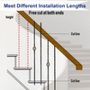 30-Pack Iron Stair Balusters – 44" Square Hollow Metal Spindles