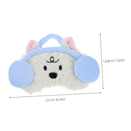 TOVINANNA Light Blocking Sleep Mask for Women Adorable Cartoon Animal Design Comfortable Skin Friendly Eye Mask for Travel Nighttime Use for