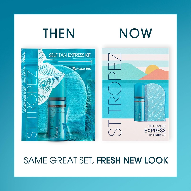 St.Tropez Self Tan Express Mini Kit: Travel-Sized Light/Medium/Dark 1-3 Hour