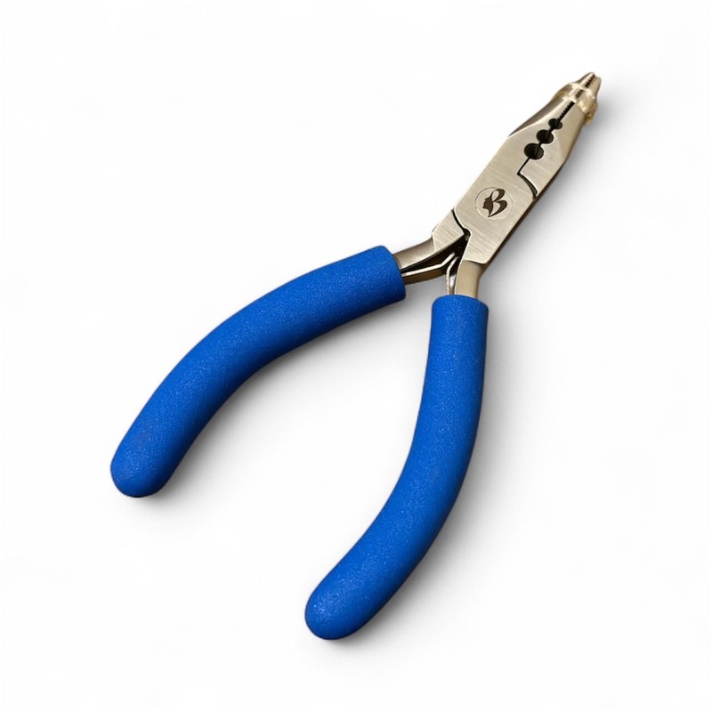 Hair Extension Fusion Pliers 5 Inch 3 Hole 4mm 3mm