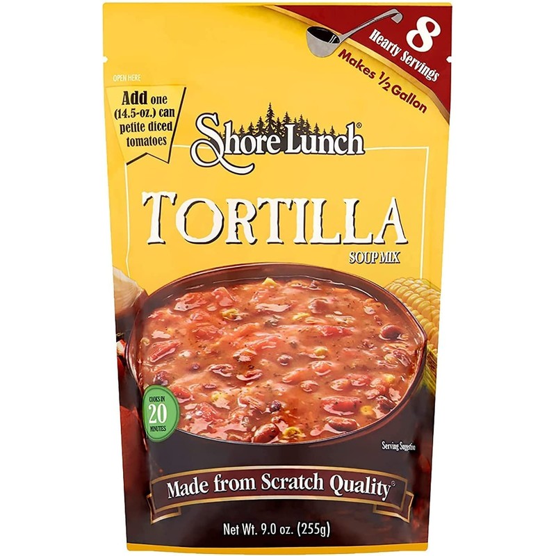 Shore Lunch Tortilla Soup Mix, 9 Ounce (Pack of 6)