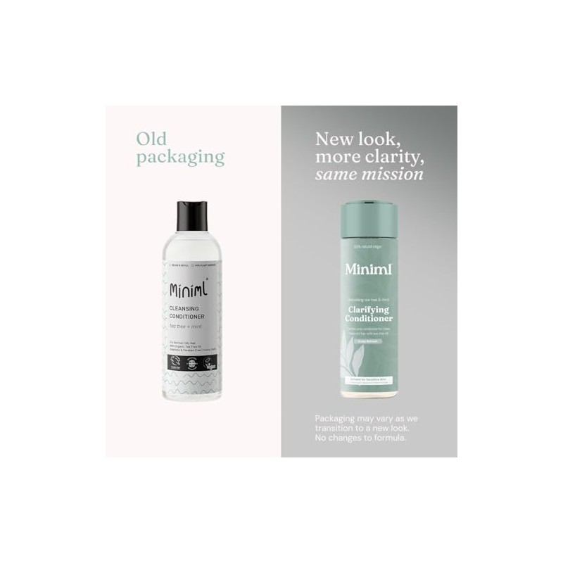 Miniml Clarifying Hair Conditioner - Refreshing Tea Tree & Mint
