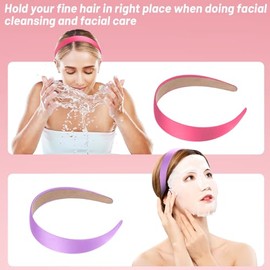 anezus Paquete de 16 Diademas de Satén de 2,5 Cm (1 Pulgada) con Cinta Antideslizante, Lisas Y Rígidas, Ideales para Manualidades Y Accesorios para El Cabello (Colores Pastel).