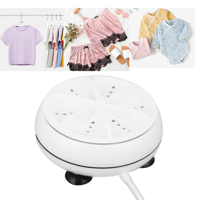 Washing Machine Portable Ultrasonic Washer Laundry Supplies for Travel Business