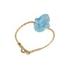 Hamsa Ring Gold Chain Ring Opal Hamsa Blue Hamsa Jewelry