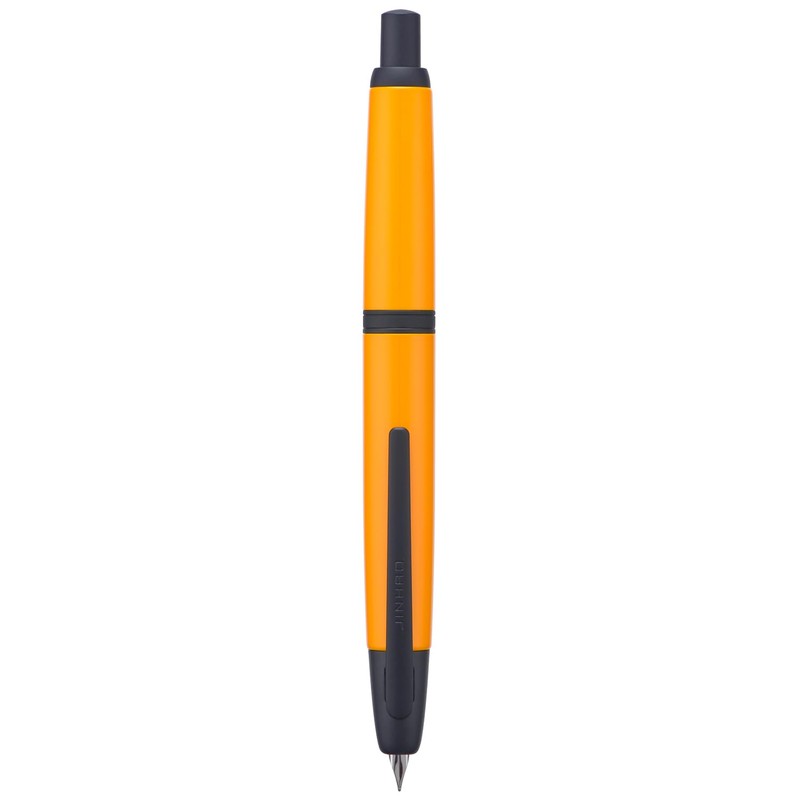 Jinhao 10 Series Press Fountain Pen Orange Retractable Extra Fine