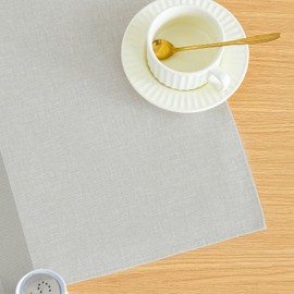 Kiatuniya Tablecloth Stripes Beige Table Cloth Modern Winter Linen Tablecloth Vintage Washable Tablecloths Country House Style for Spring Autumn Kitchen Table Decoration Party Decor 85 x 85 cm