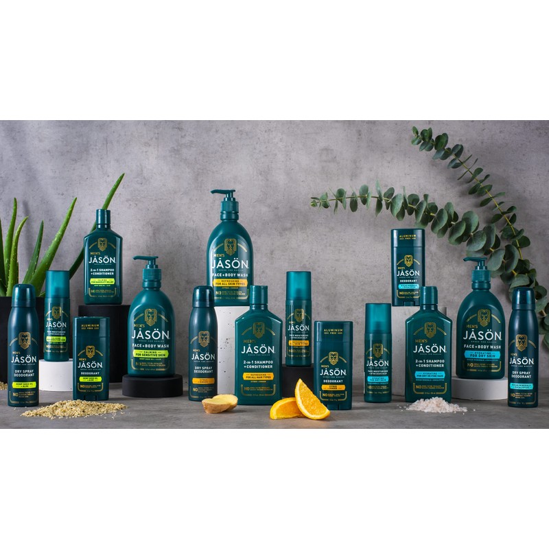 Jason Men's Refreshing Deodorant Stick, 2.5 oz