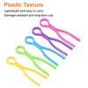 sourcing map 100pcs Bobbin Thread Holders Plastic Long Thread Spool