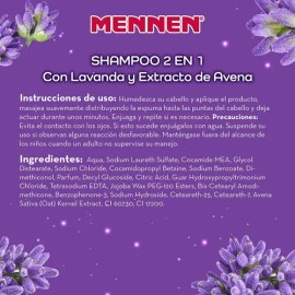 Shampoo Hidratación Y Equilibrio Con Lavanda 700 Ml Mennen                                                                                            