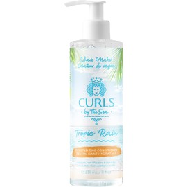 Tropic Rain Curl Enhancing and Moisturizing Conditioner, Hair Conditioner for Natural Curls and Waves, 8oz Pump (236ml) - Curls by the Sea