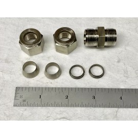 Swagelok 316SS Fitting, Union, 1/2 in. Tube OD Compression Fitting (SS-810-6)