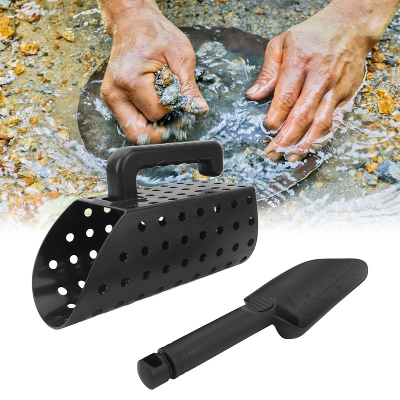 Sand Scoop Shovel Set for Kids Adults Sand Sifter Metal