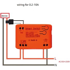 Tuya app WiFi Smart Energy Monitor, Single Phase Clamp Electricity Meter with 1 * 80ACT Current Transformer, Remote Monitor Meter Real-Time Electricity