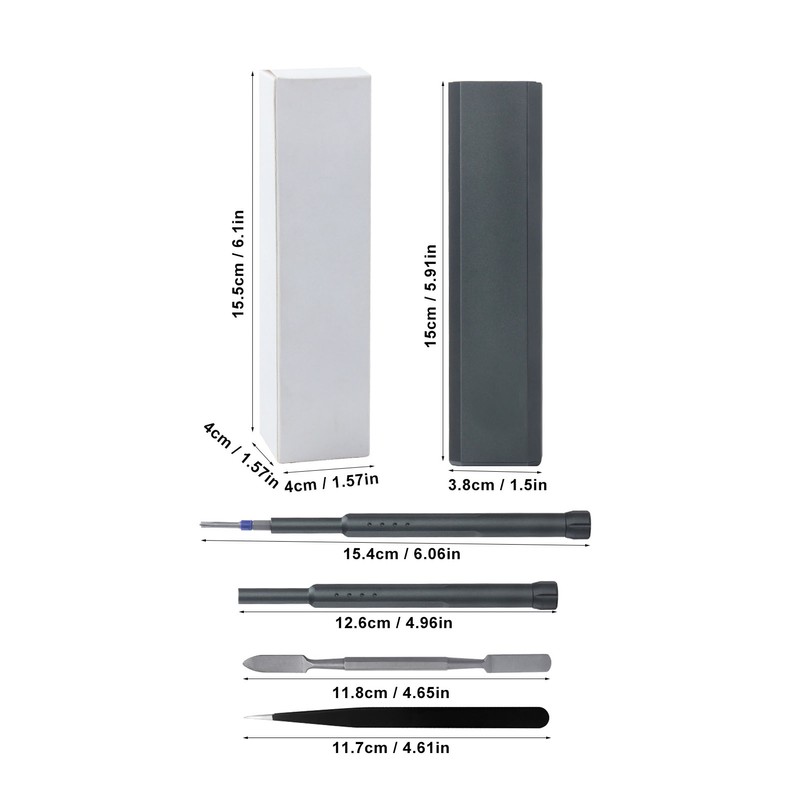 Mini Screwdriver Set S2 Steel Anti Slip Easy Grip Screwdriver