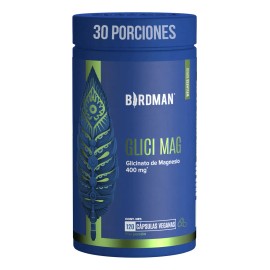 Birdman Glicinato Magnesio 120 Cápsulas