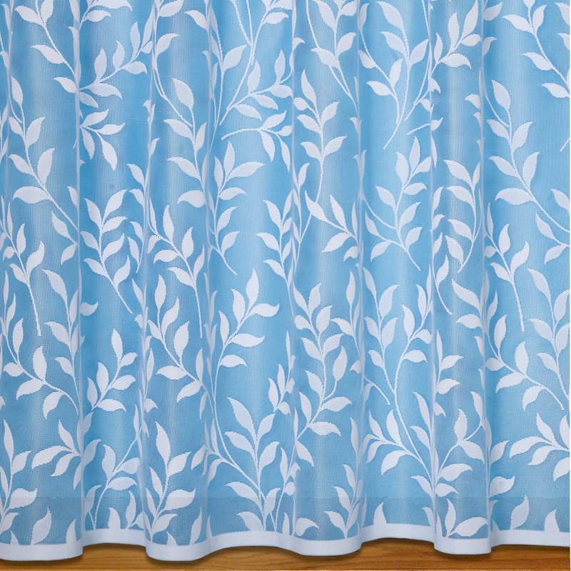 John Aird Lisa Leaf Net Curtain ~ Width Sold By