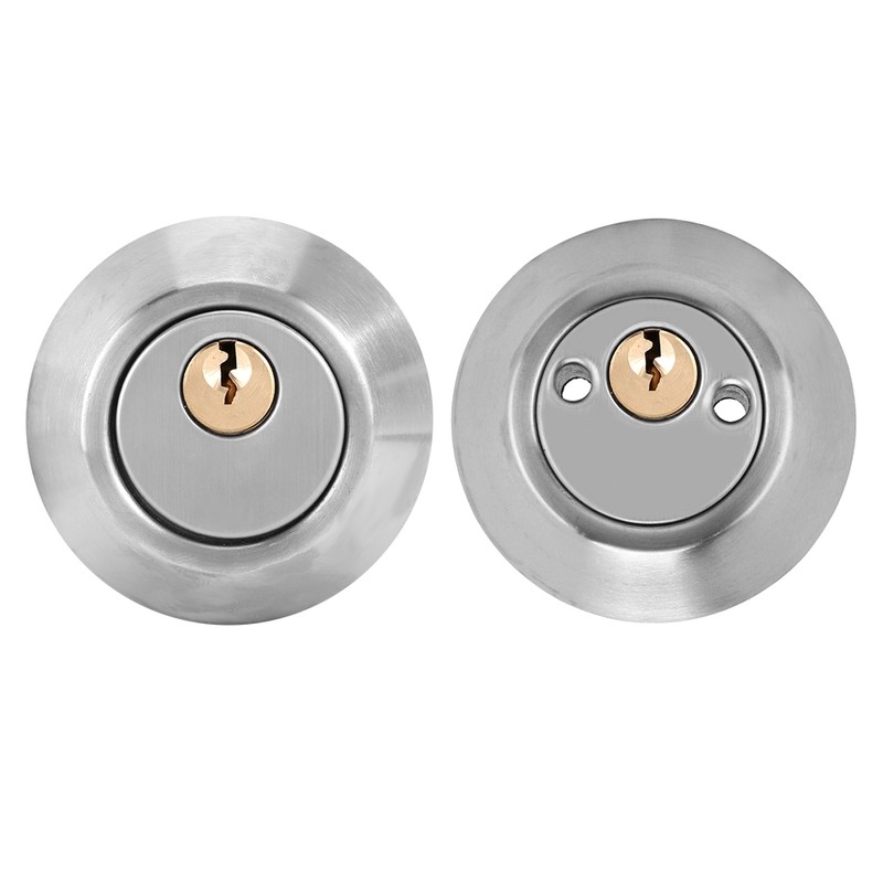 Double Cylinder Steel Security Door Bolt with Lock on Both