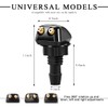 ZNDAW 2 PCS Front Windshield Washer Nozzles, Double-Hole Car Wiper