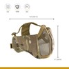 OneTigris Mesh Half-face Mask with Ear Guards, Does Not Fog