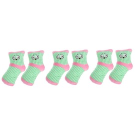 SUPVOX 3sets Toys for Small Dogs Plush Dog Squeaker Toy Interactive Plaything for Puppy Teething 2pcs*3