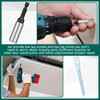 MorningRo 250 Pcs Eye Lag Screws and 1 Pcs Driver