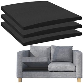 Lighterday 50×50cm Sofa Support Boards,Sofa Bed Support Cushion Sofa Saver,Cushion Sag Repair for Corner Sofa Sofa Bed Couches Settee (3, BLACK, 50×50)