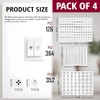 Rousrie Transparent Fan Light Switch Sticker for Identifying Switches and