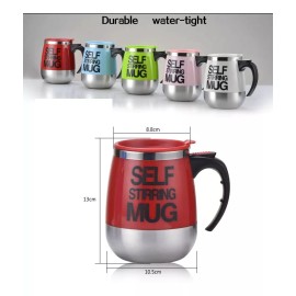 K&H Taza Mezcladora Para Café Térmica Automática Con Tapa 450ml