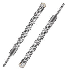 Set of 5 16x160mm SDS Plus Shank Concrete Drills, Hard Alloy Drill Heads, For Drilling Concrete, Cement, Stone, Brick