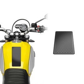 STOMPGRIP | Motorcycle Center Tank Pad Protector | Universal Fit | Pint | Waffle Black