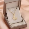 Collar Taikula Mariposa Oro 18K Acero Inoxidable Mujer 40+5cm