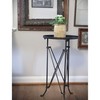 Creative Co-Op Round Bronze Metal Accent Table
