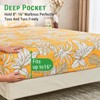 Gogreen 4PC Deep Pocket Full Sheet Set Fit 14", Breathable