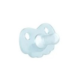 Generic Baby Pacifier Set, 3 Pieces, Sky Blue, with Clip and Holder