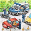 Ravensburger - Policias en Accion Rompecabeza de 147 Piezas, Multicolor,