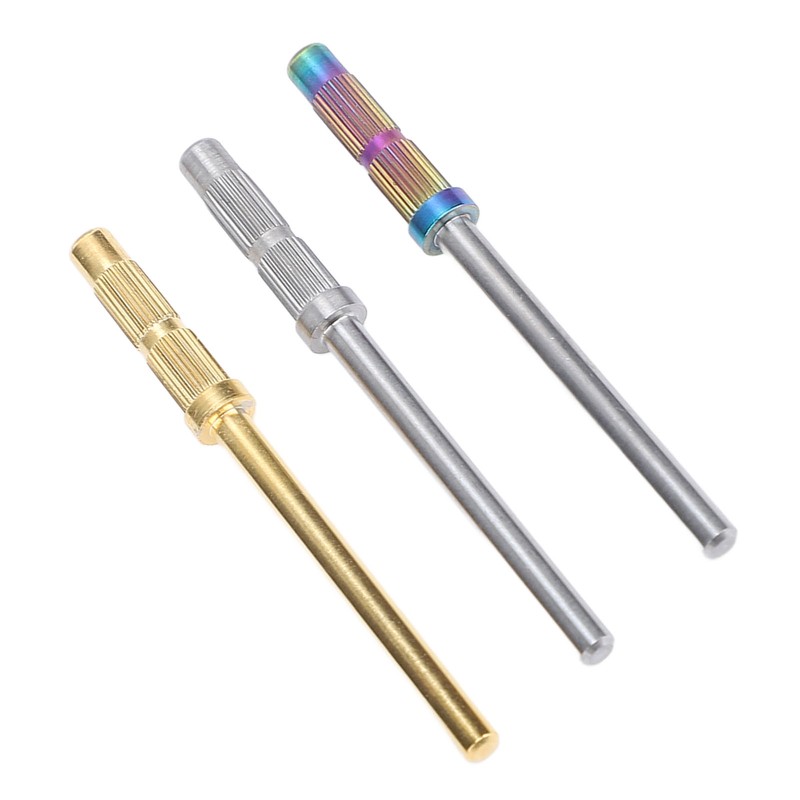 3pcs 3mm Nail Mandrel Stainless Steel Manicure Pedicure Mandrel Rods